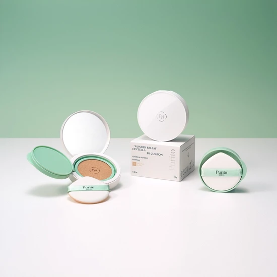 Purito Wonder Releaf Centella BB Cushion SPF 30 21 Light Beige