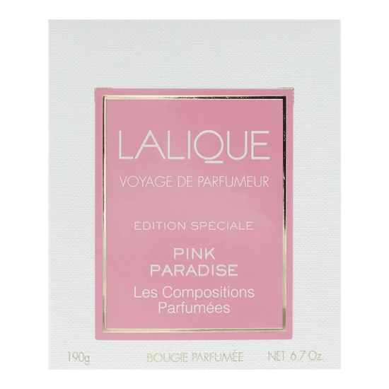 Lalique Les Compositions Parfumees Pink Paradise Candle 190g