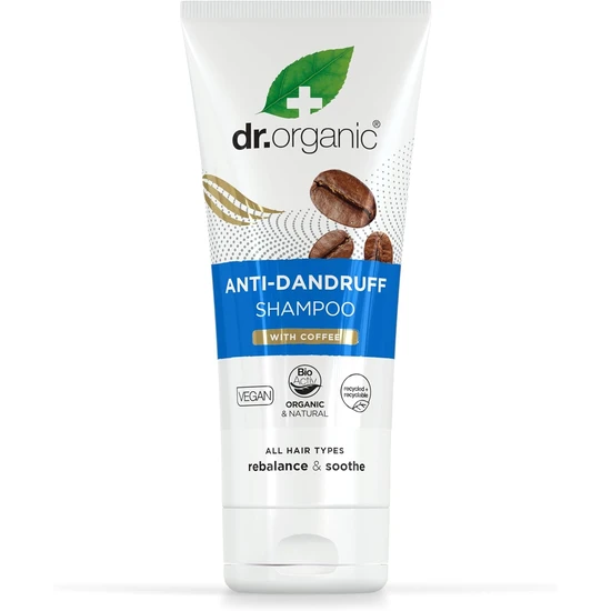 Dr. Organic Organic Plus Anti Dandruff Shampoo With Coffee 200ml