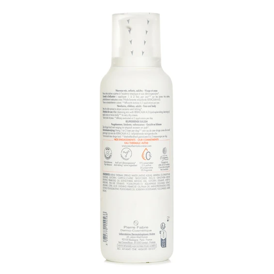 Avène XeraCalm A.D Lipid-Replenishing Balm For Very Dry Skin Prone To Atopic Dermatitis Or Itching 400ml