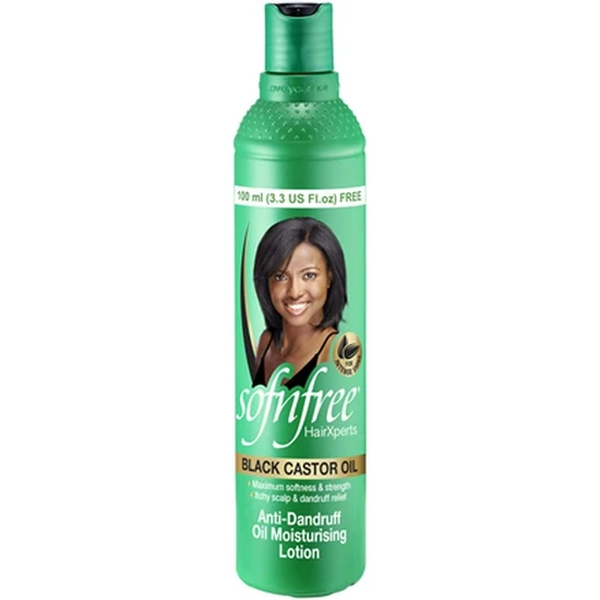Sofn'Free Black Castor Oil Anti-Dandruff Moisturising Lotion 350ml