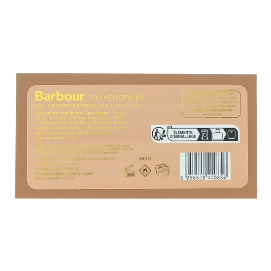 Barbour Origins For Her Eau De Parfum 100ml