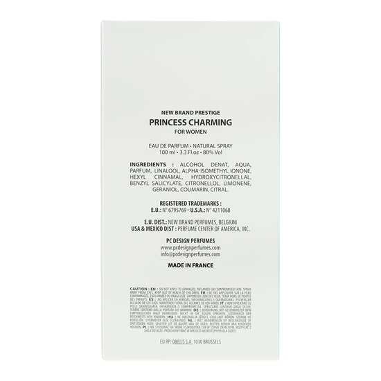 New Brand Prestige Princess Charming Eau De Parfum 100ml