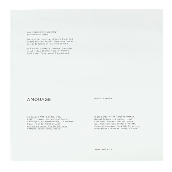 Amouage Love Tuberose Eau De Parfum 100ml