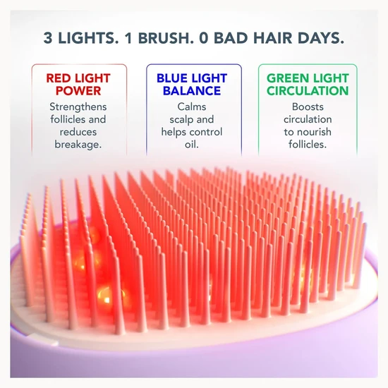FOREO FLIP Play Advanced LED Light Hair Brush Lilac You!