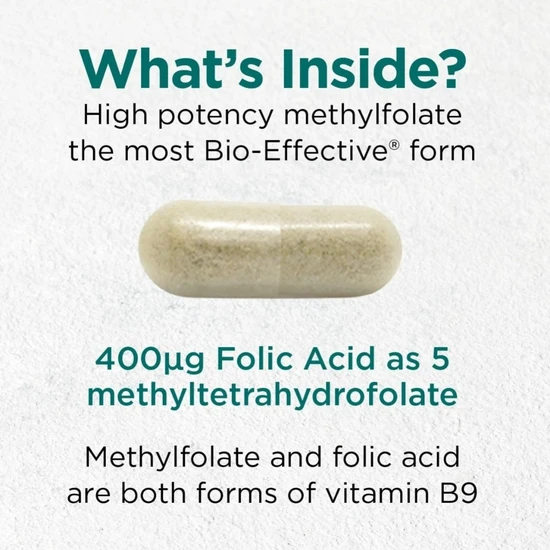 Cytoplan Methylfolate Capsules 400ug - 60 Capsules