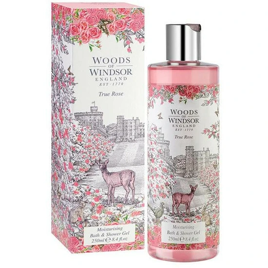 Woods of Windsor True Rose Moisturising Bath & Shower Gel 250ml