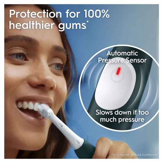 Oral B iO 2 Forest Green Electric Toothbrush + Travel Case