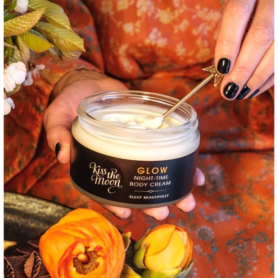 Kiss GLOW Night-time Body Cream Orange & Geranium