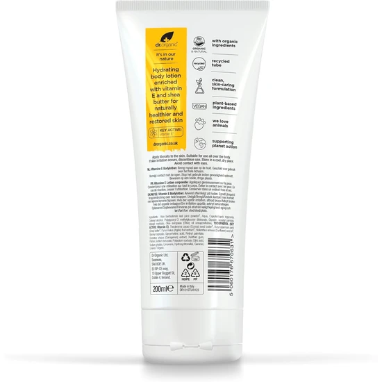Dr. Organic Hydrate & Restore Vitamin E Body Lotion 200ml