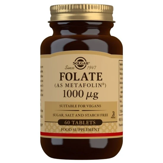 Solgar Folate 1000ug Tablets 60 Tablets