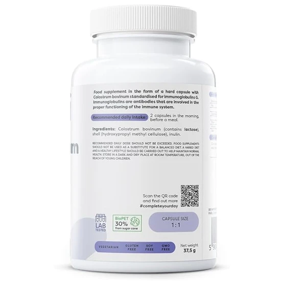 Osavi Colostrum 1000mg Capsules 60 Capsules