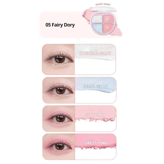 Colorgram Tintin Dory Eyeshadow Palette 05 Fairy Dory 4g
