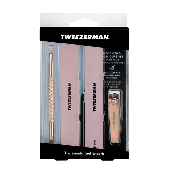 Tweezerman Rose Gold Manicure Set