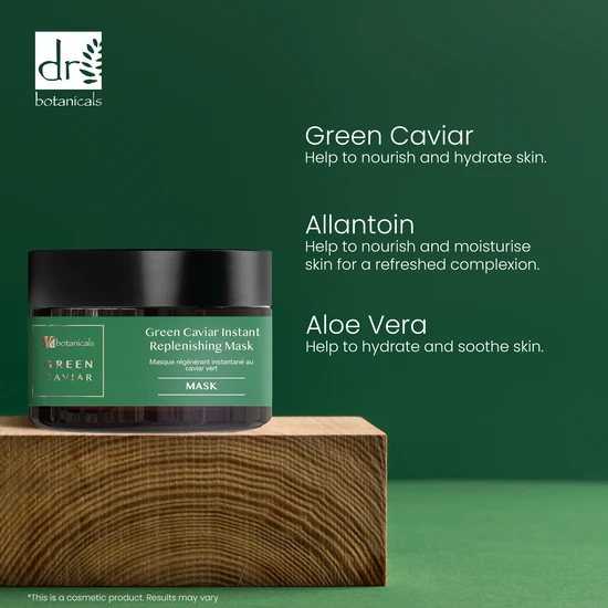 Dr Botanicals Green Caviar Night Cream & Mask