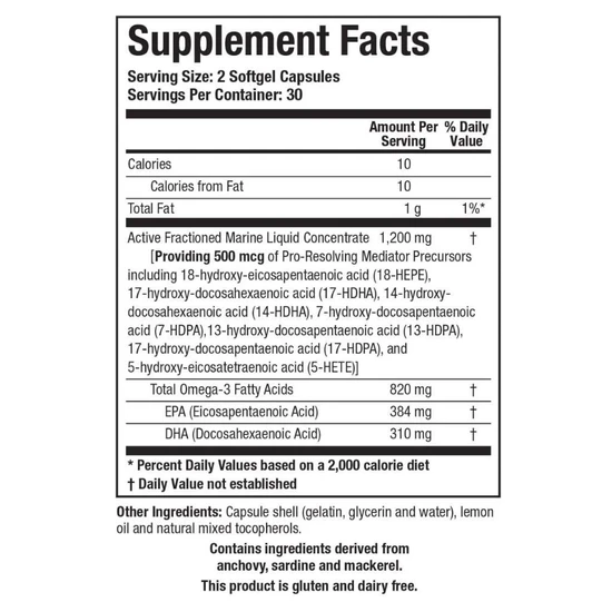 Biotics Research Biomega-SPM 60 Softgels