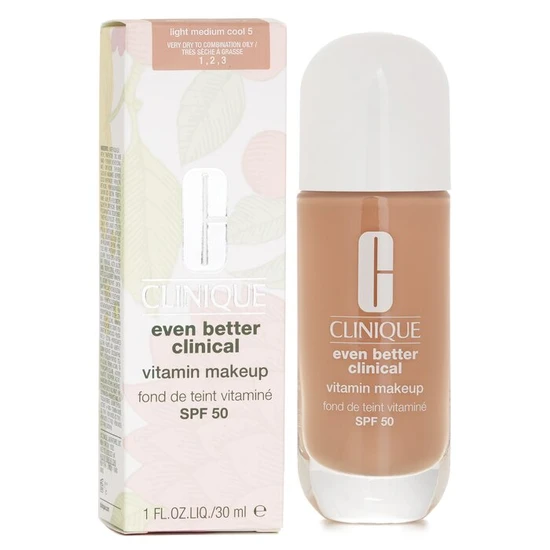 Clinique Even Better Clinical Vitamin Makeup Foundation SPF 50 5 Light Medium Cool