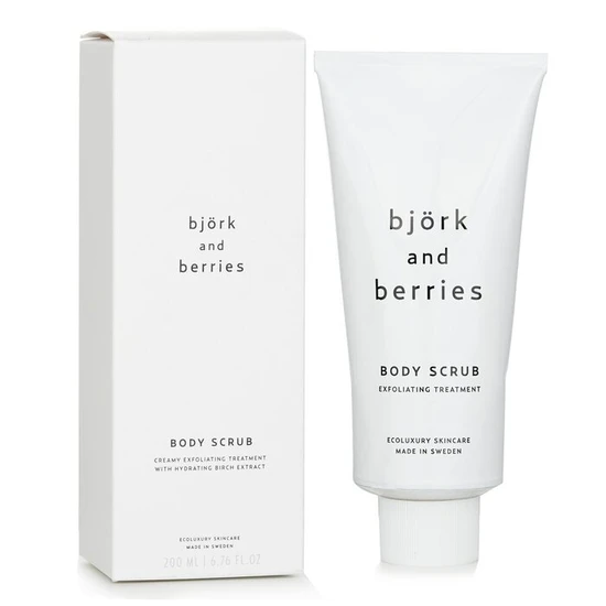 Björk & Berries Body Scrub Creamy Exfoliating Treatment 200ml