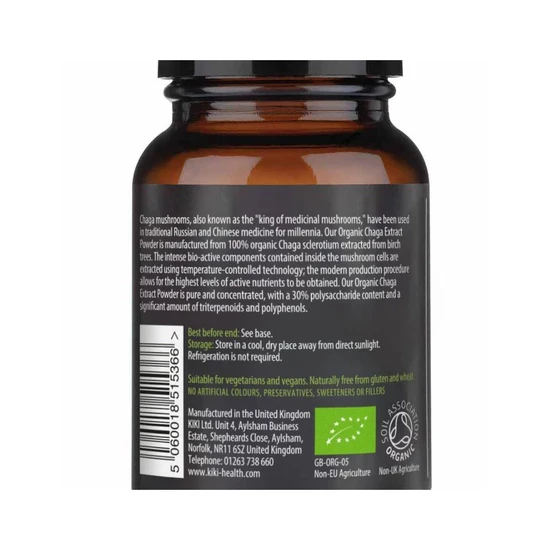 KIKI Health Mushroom Extract Chaga Powder 50g