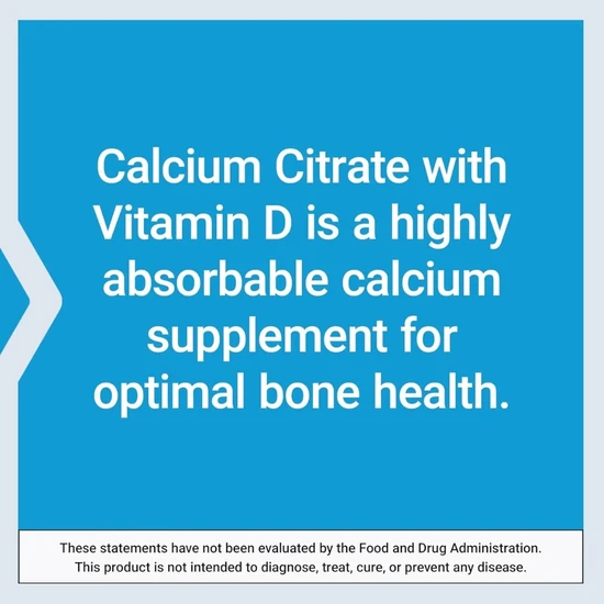 Life Extension Calcium Citrate With Vitamin D Vegicaps 200 Vegicaps