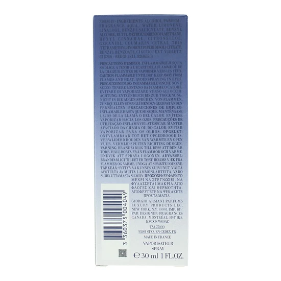 Giorgio Armani Code Femme Eau De Parfum 30ml