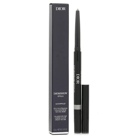 DIOR Diorshow Stylo 24h Wear Waterproof Creamy Eyeliner 076 Pearly Silver