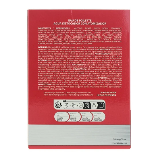 Disney Cars Children's Eau De Toilette 100ml