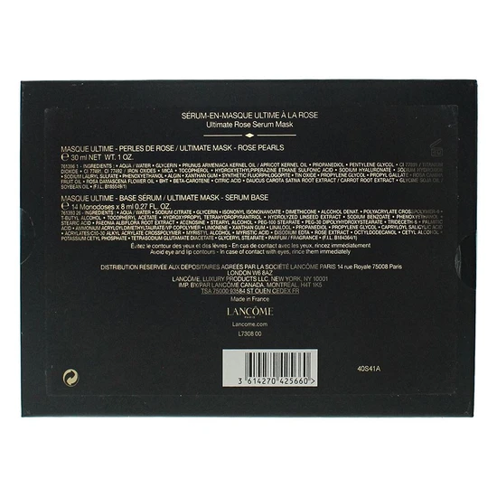 Lancôme Absolue L'Extrait Ultimate Rose Serum Mask Gift Set 30ml Mask & 4x8ml Serum Base Monodoses