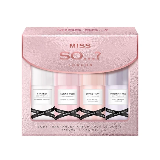 SO...? Miss SO...? Mini Galore Body Spray Gift Set