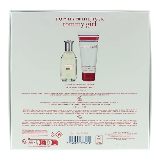 Tommy Hilfiger Tommy Girl Eau De Toilette 50ml + Body Lotion 100ml Gift Set 50ml