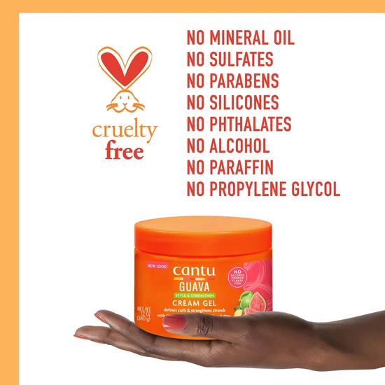 Cantu Guava Style & Strengthen Cream Gel 340g