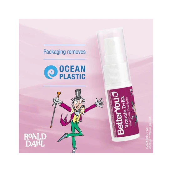 BetterYou Vitamin D + K Kids Oral Spray 15ml