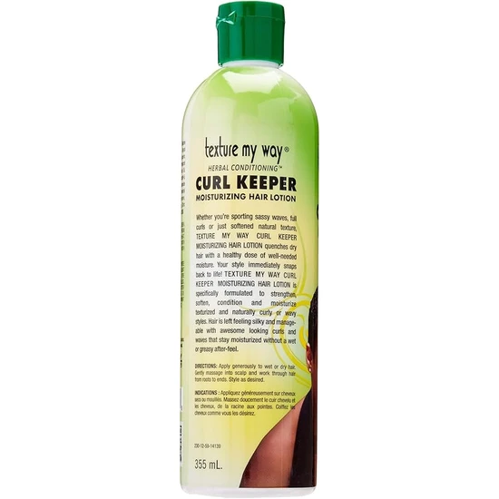 Texture My Way Curl Keeper Moisturising Hair Lotion 12oz