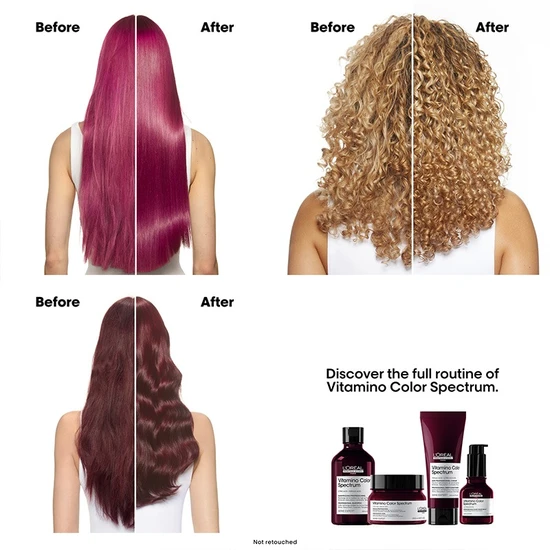 L'Oréal Professionnel Vitamino Colour Spectrum Mini Gift Set Shampoo 100ml & Glass Shine Hair Serum 30ml