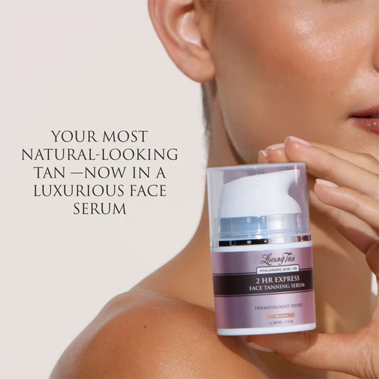 Loving Tan 2 Hour Express Face Tanning Serum Medium