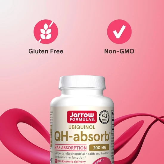 Jarrow Formulas Ubiquinol QH-absorb 200mg 30 Soft Gels