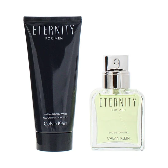 Calvin Klein Eternity For Men Eau De Toilette Gift Set 50ml & 100ml Shower Gel