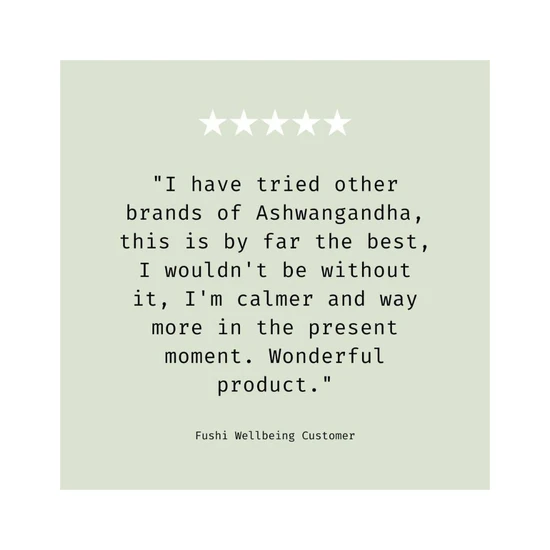 Fushi Organic Ashwagandha Capsules 60 Capsules