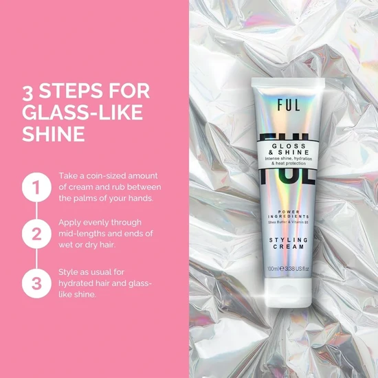 FUL Gloss & Shine Styling Cream 40ml