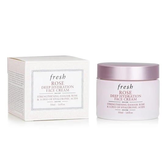 Fresh Rose Deep Hydration Face Cream Normal To Dry Skin Types 50ml