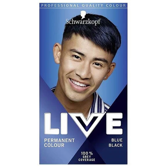 Schwarzkopf Live Intense Colour Permanent Hair Dye Blue Black 090