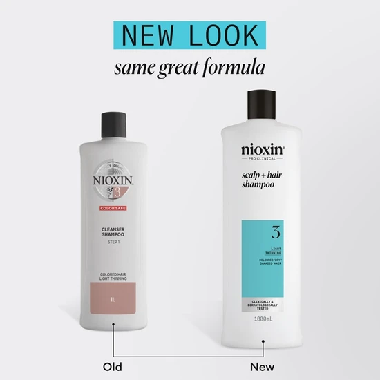 Nioxin System 3 Shampoo 1000ml