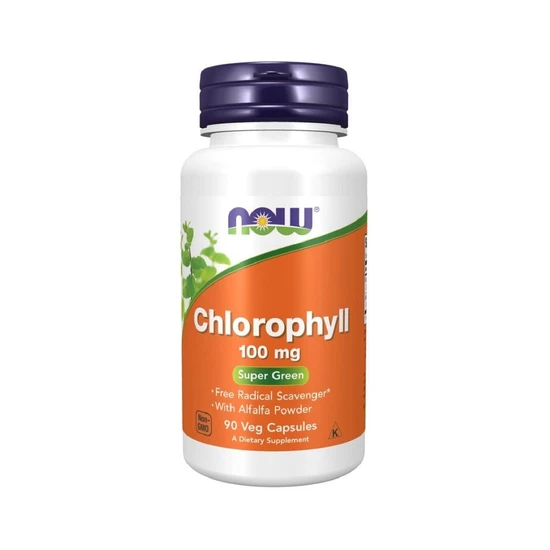 NOW Foods Chlorophyll, 100mg Vegicaps 90 Vegicaps