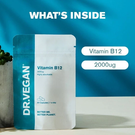 Dr Vegan Vitamin B12 2000ug 30 Capsules
