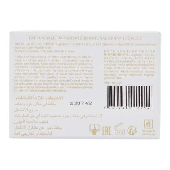 M. Micallef Note Vanillee Nectar Eau De Parfum 30ml