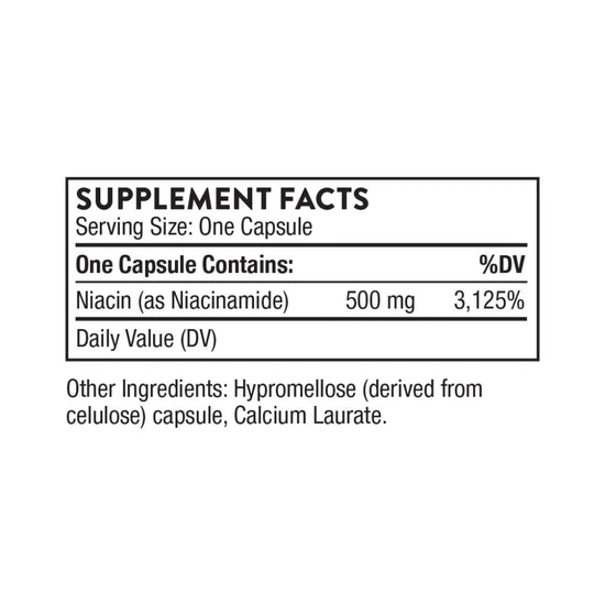 Thorne Niacinamide Capsules 180 Capsules