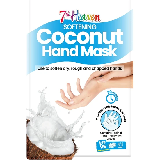 Montagne Jeunesse 7th Heaven Softening Coconut Hand Mask 1 Pair