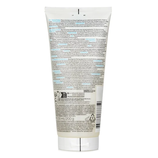 La Roche-Posay Effaclar H Iso-Biome Cleansing Cream 200ml