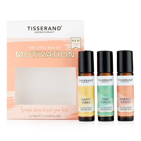 Tisserand Aromatherapy The Little Box Of Motivation 3x10ml