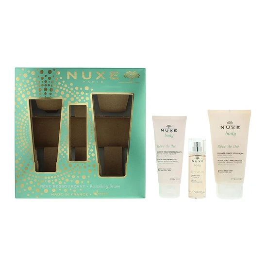 Nuxe Revitalising Dream Gift Set Fragrant Water + Shower Gel + Granular Scrub